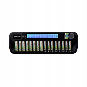 Ładowarka akumulatorów BC16 NiMH LiIon 16xAA 2x9V