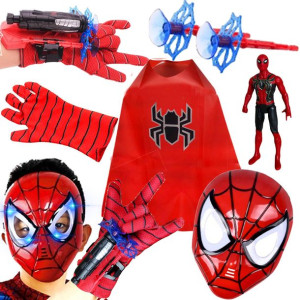 SPIDERMAN Zestaw 3w1 Maska + Rękawica + Strój