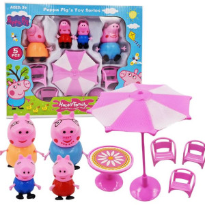 ŚWINKA PEPPA Duży Zestaw Figurki + Akcesoria