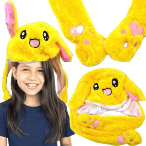 Świecąca LED Czapka Z Ruchomymi Uszami Królik Kigurumi