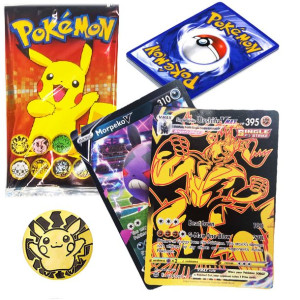 POKEMON Zestaw Saszetka Karty + Żeton