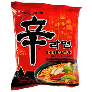 Shin Ramen Instant Ramen Zupka Ostra Koreański 120g Nongshim