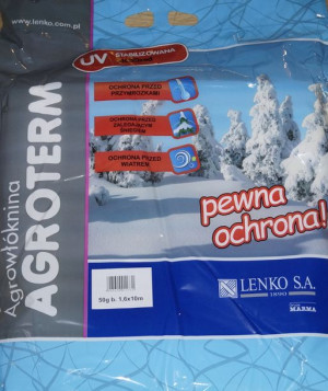 Agrowłóknina Biała Zimowa 1,6 X 10 Mb 50g Ochrona Przed Mrozem Agroterm