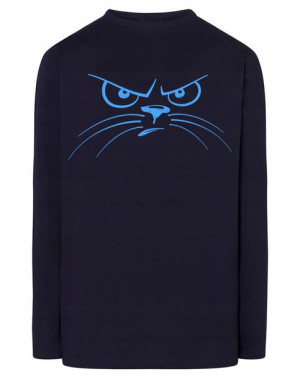 Longsleeve męski nadruk Kreskówkowy KOT r.XXL