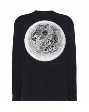 Longsleeve męski nadruk kula Ziemia r.4XL