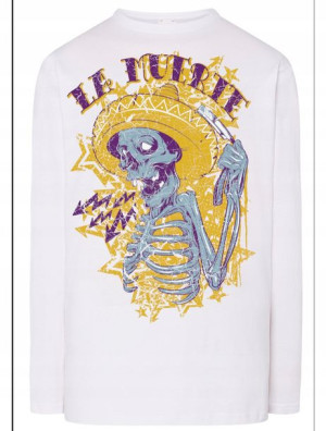 Longsleeve męski nadruk La Muerte Rozm.L