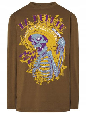 Longsleeve męski nadruk La Muerte Rozm.M