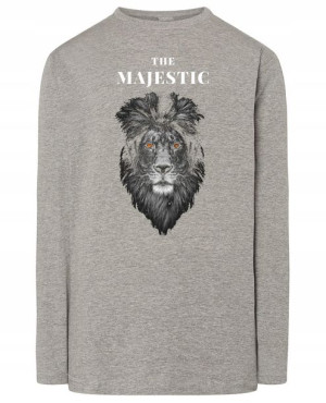 Longsleeve męski nadruk LEW The Majestic r.XS