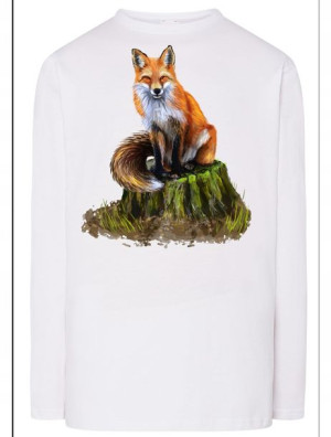 Longsleeve męski nadruk Lis Rozm.M