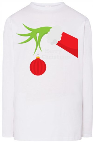Longsleeve męski nadruk maska gazowa r.M