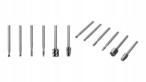 Frezy Hss Do Mini Szlifierek 6szt Uchwyt 3,2mm