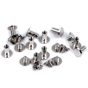 Nity Kaletnicze Skręcane 10 Mm 10 Szt. - Nikiel