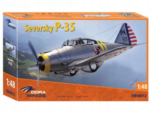 Samolot Seversky P-35 model DW48012 Dora Wings