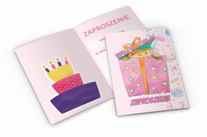 Zaproszenie urodzinowe - prezent W3