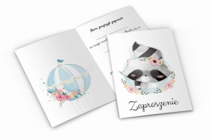 Zaproszenie urodzinowe - szop S2
