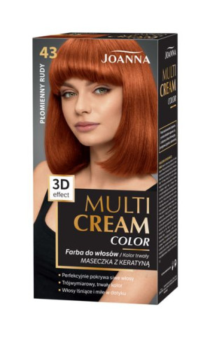 Joanna Multi Cream farba 43 płomienny rudy