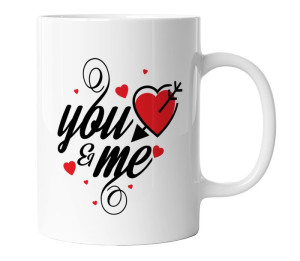 Kubek walentynkowy - You & Me