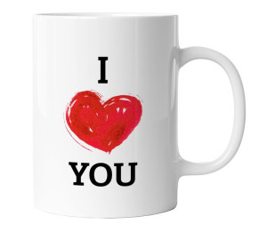 Kubek walentynkowy - I love You