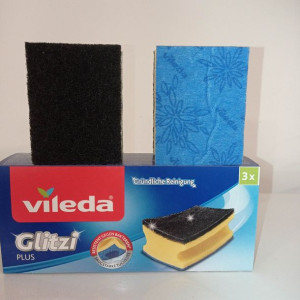 Zmywak profilowany Vileda Glitzi Plus 3 sztuki