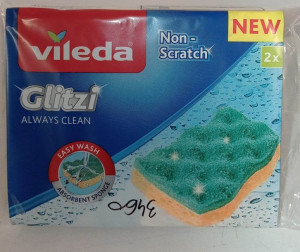 Zmywak wiskozowy Vileda Glitzi Always Clean 2 sztuki