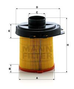 Filtr powietrza MANN-FILTER C1468