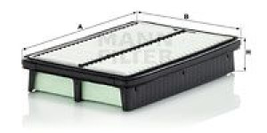Filtr powietrza MANN-FILTER C2631
