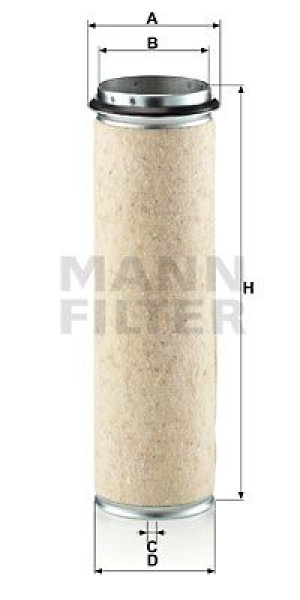 Filtr powietrza MANN-FILTER CF1200