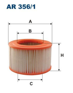 Filtr powietrza FILTRON AR356/1 0K72C23603