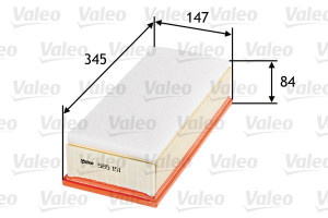 Filtr powietrza VALEO 585151 C351601