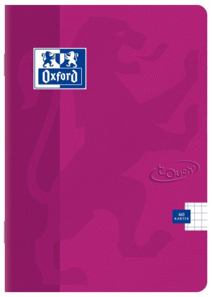 Oxford Touch Zeszyty A4/60k Kratka Z Marginesem Multicolor - Fioletowy