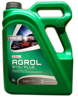 Olej wielofunkcyjny LOTOS AGROL STOU PLUS 10W30 5L RADOM