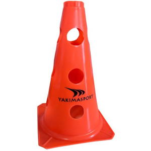 Pachołek z otworami yakima sport 23 cm pomarańczowy 100604