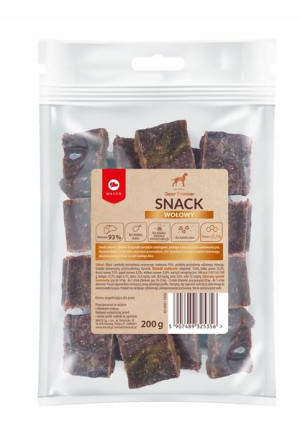 MACED Snack Wołowy Przysmak dla psa 200g