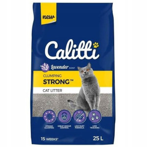 CALITTI ŻWIREK BENTONITOWY Strong Lawendowy 25L