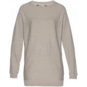 Bonprix Beżowy Sweter Oversize Z Cyrkoniami 36-38 933615