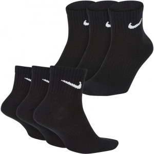 Nike skarpetki czarne wysokie DRI-FIT Training komplet 3 pary SX7677-010  M