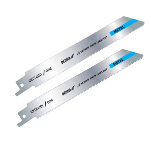 DEDRA Brzeszczoty do piły szablastej, lisicy do drewna i metalu 150/125mm