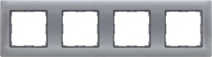 Ramka 4-krotna aluminium Vena