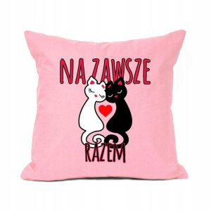 Poduszka Na Prezent Walentynki NA ZAWSZE RAZEM Wz