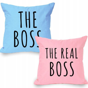 Zestaw Poduszek Na Walentynki BOSS REAL BOSS Wzory