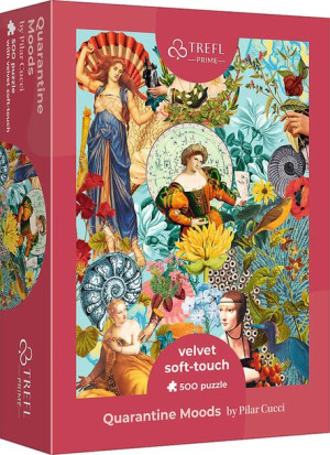 Puzzle 500 elementów Velvet Soft Touch Quarantine Moods UFT