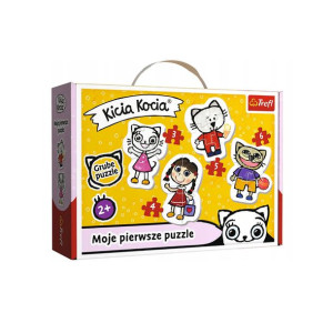 Moje Pierwsze Puzzle Wesoła Kicia Kocia 18el Trefl
