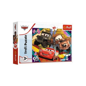 Puzzle Auta Cars Rozpędzone Samochody 30 El. Trefl