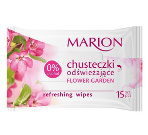 MARION chusteczki odświeżające Flower Garden 15szt