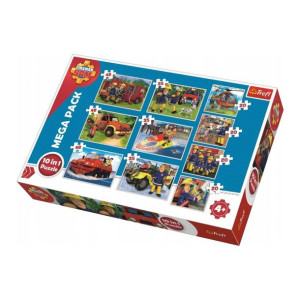 Puzzle 10w1 Strażak Sam Ekipa Ratunkowa Sama Trefl