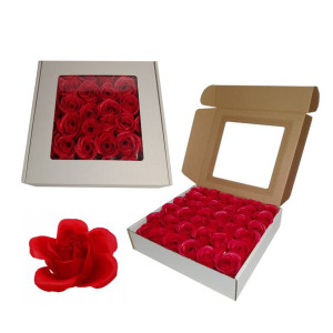 Róże Mydlane Na Prezent Dla Dziewczyny Żony Walentynki Flower Box