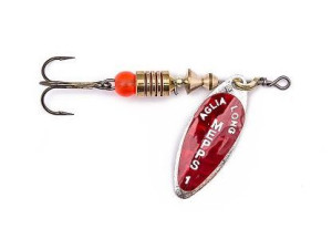 Mepps AGLIA LONG REDBO srebrna 1 / 4.5 g