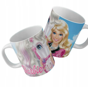 Kubek Personalizowany Prezent Bajki BARBIE Wzory