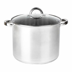 Duży Garnek Stal Nierdzewna 8,5l Indukcja Gaz 24cm