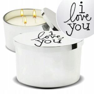 Świeca Zapachowa Prezent Walentynki I LOVE YOU Wz